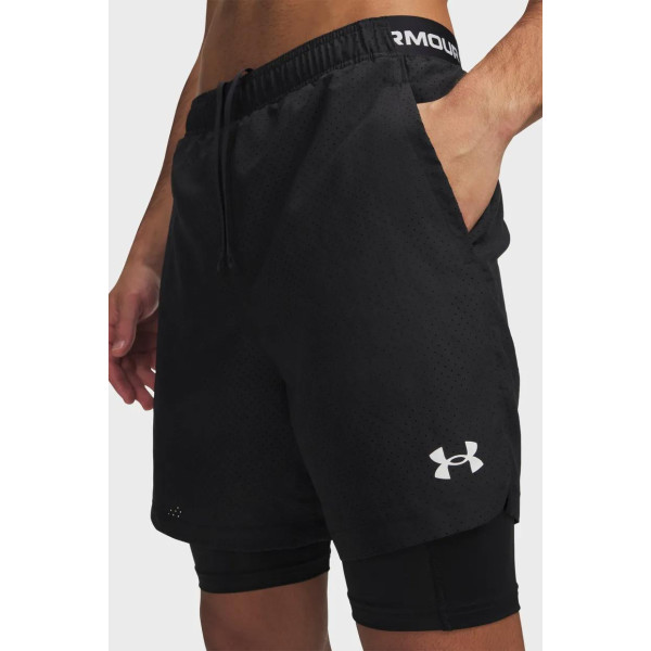Шорти чоловічі Under Armour Vanish Woven Short 2.0 2N1-Blk (6013950-001)