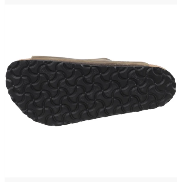 Тапочки чоловічі BIRKENSTOCK Arizona Oiled Leather Footbed Sandals Grey 1019313 41