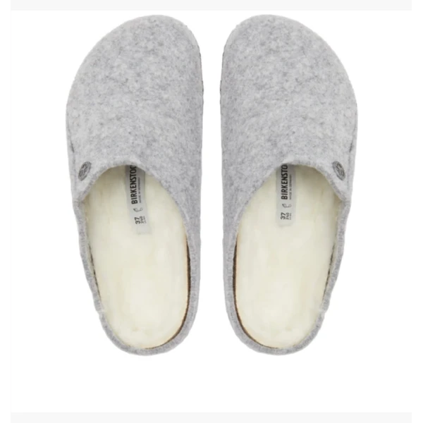 Тапочки чоловічі Birkenstock Zermatt Shearling Grey 1015092 44