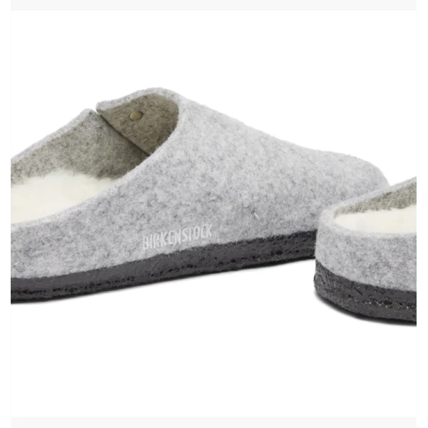 Тапочки чоловічі Birkenstock Zermatt Shearling Grey 1015092 44