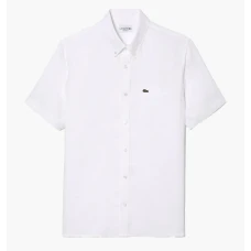 Сорочка чоловіча Lacoste Short Sleeve Linen Shirt White CH5699T001 39