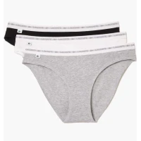 Нижня білизна жіноча Lacoste Stretch Cotton Briefs (3 шт) Multi 8F1338NUA S