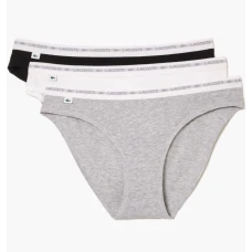 Нижня білизна жіноча Lacoste Stretch Cotton Briefs (3 шт) Multi 8F1338NUA S