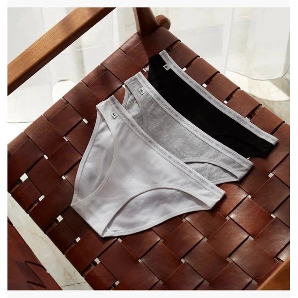 Нижня білизна жіноча Lacoste Stretch Cotton Briefs (3 шт) Multi 8F1338NUA S