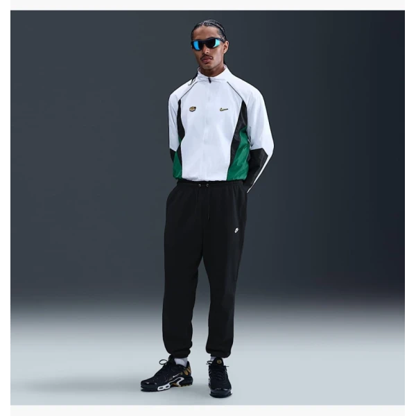 Штани чоловічі Nike Club Cuffed Brushed Fleece Black FN3808-010 S