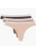 Нижня білизна жіноча Lacoste Stretch Cotton String Briefs (3 шт) Beige/Brown 8F1341I87 M