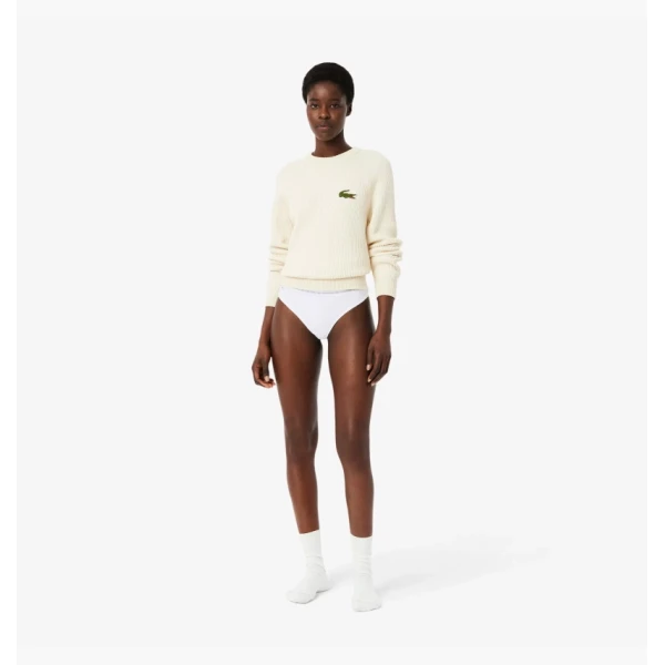 Нижня білизна жіноча Lacoste Stretch Cotton String Briefs (3 шт) Multi 8F1341NUA L