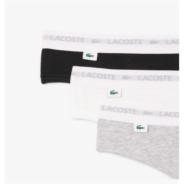 Нижня білизна жіноча Lacoste Stretch Cotton String Briefs (3 шт) Multi 8F1341NUA L