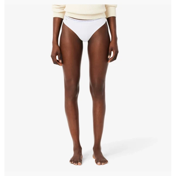 Нижня білизна жіноча Lacoste Stretch Cotton String Briefs (3 шт) Multi 8F1341NUA L