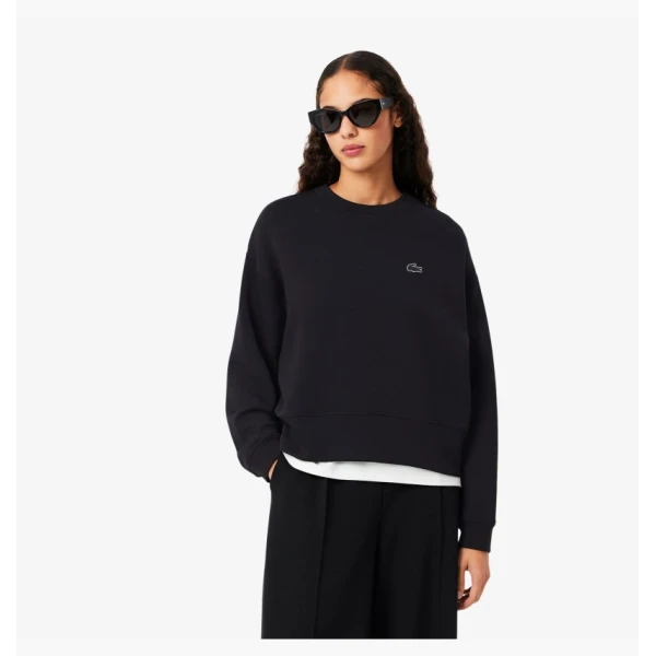 Світшот жіночий Lacoste Oversize Fit Black SF5614031 36