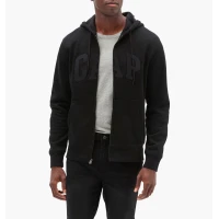 Толстовка чоловіча Gap Logo Zip Hoodie Black 218871171 M