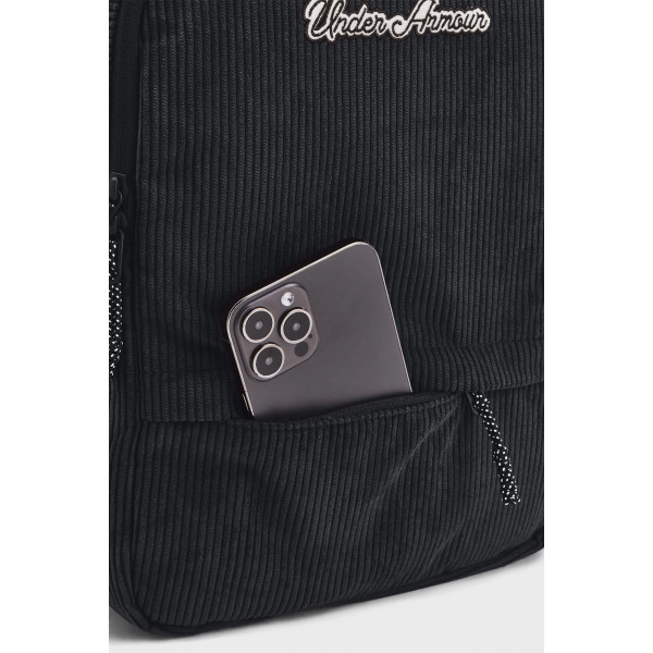 Рюкзак жіночій  UA Loudon Corduroy SM BP 10L чорний Жін 25x35,5x10 см 1384676-001 