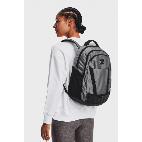 Рюкзак чоловічій  UA Hustle Signature Backpack чорний Жін 44х33х22 см 1372287-001