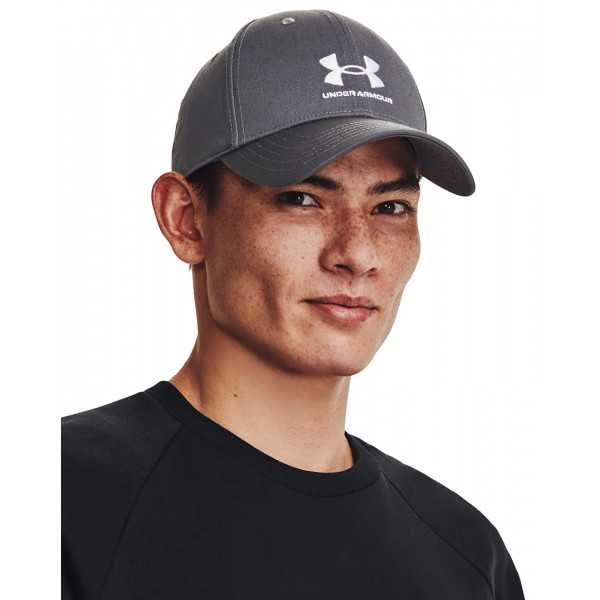 Кепка UA Mens Sportstyle Lockup Adj cірий Уні OSFM
