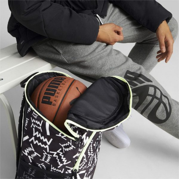Рюкзак чоловічій Puma Basketball Backpack 27L чорний Уні 31х45х14 см  079205-01