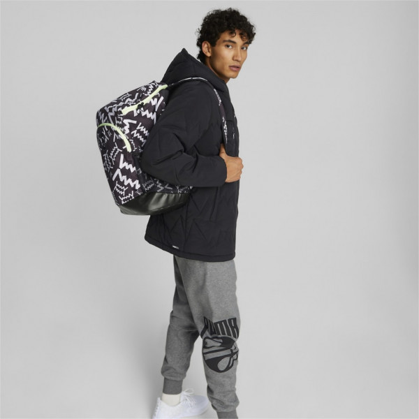 Рюкзак чоловічій Puma Basketball Backpack 27L чорний Уні 31х45х14 см  079205-01