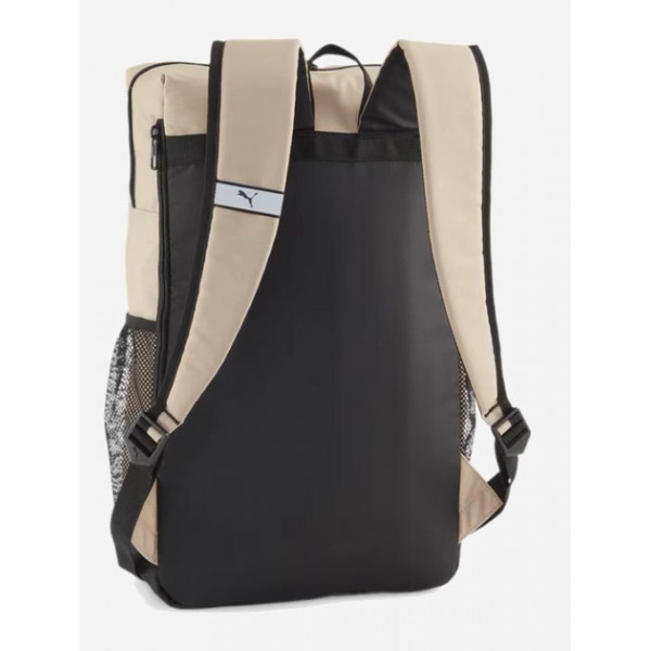 Рюкзак чоловічій Puma EvoESS Box Backpack 24L чорний, бежевий Уні 30x15x48 см 090340-02