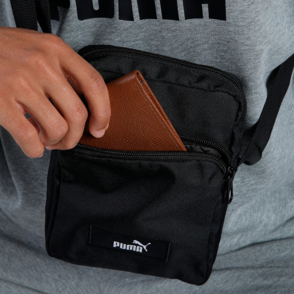 Сумка на плече чоловіча  крос-боді Puma ACADEMY Portable 1,5L чорний Уні 19,5х15х4 см 091488-01