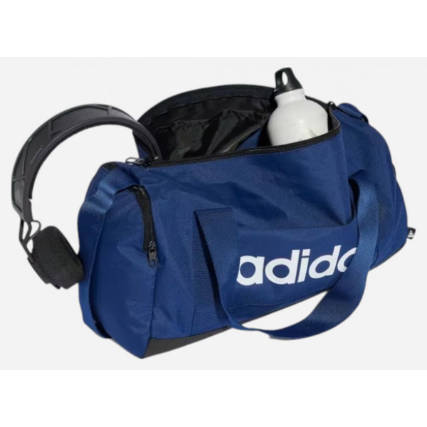 Сумка чоловіча спортивна  Adidas LINEAR DUFF XS 12,5L темно-синій Уні 15х37х20 см IN6109