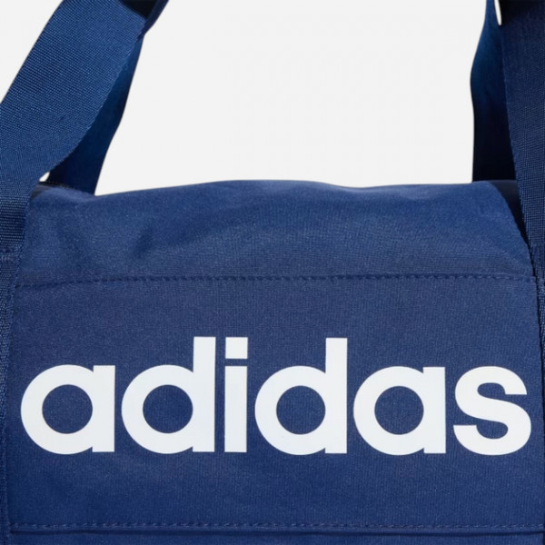 Сумка чоловіча спортивна  Adidas LINEAR DUFF XS 12,5L темно-синій Уні 15х37х20 см IN6109