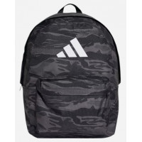 Рюкзак чоловічій Adidas CL BPK CAMO 27,5L сірий, чорний Уні 15х31х44 см