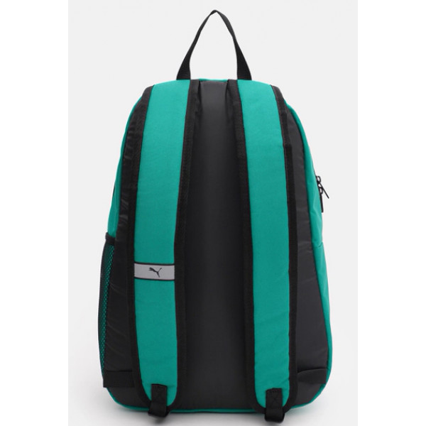 Рюкзак жіночій Puma teamGOAL Backpack Core 17L чорний, зелений Уні 12x30x42 см 090238-04