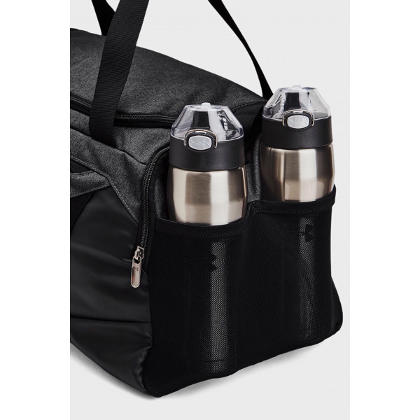 Сумка спортивна чоловіча  UA Undeniable 5.0 Duffle SM 40L чорний, золотий Уні 55х25,5х27 см 1369222-002