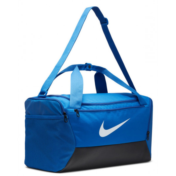 Сумка спортивна чоловіча Nike NK BRSLA S DUFF - 9.5 41L чорний, синій Уні 51x28х28 см DM3976-480