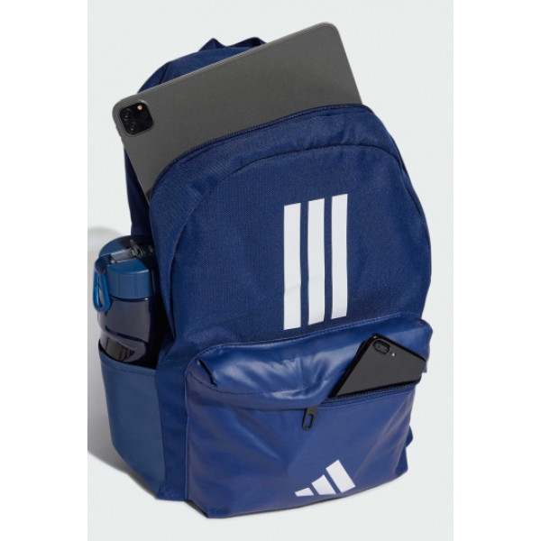 Рюкзак чоловічій Adidas CLSC BARS 3S 27,5L темно-синій, білий Уні 15х31х44 см IS7041