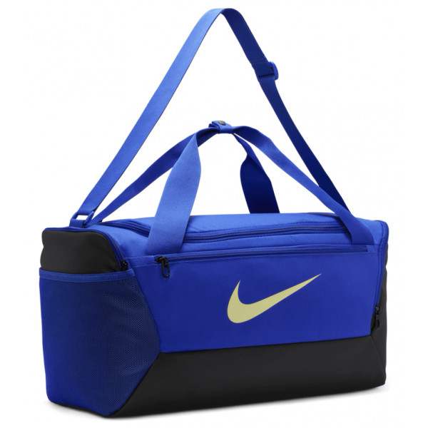 Сумка спортивна чоловіча  Nike NK BRSLA S DUFF 9.5 41L чорний, синій Уні 51x28х28 см DM3976-405