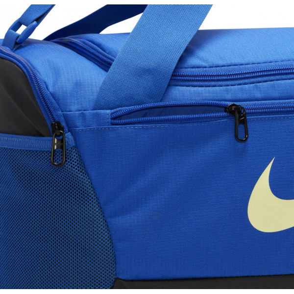 Сумка спортивна чоловіча  Nike NK BRSLA S DUFF 9.5 41L чорний, синій Уні 51x28х28 см DM3976-405