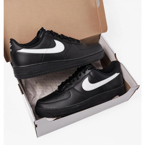 Кросівки чоловічі Nike Air Force 1 Low '07 Black White (FZ0627-010