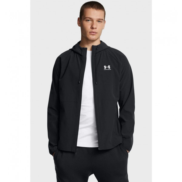 Вітровка чоловіча Under Armour Vibe Woven Jacket Black (6003001-001)