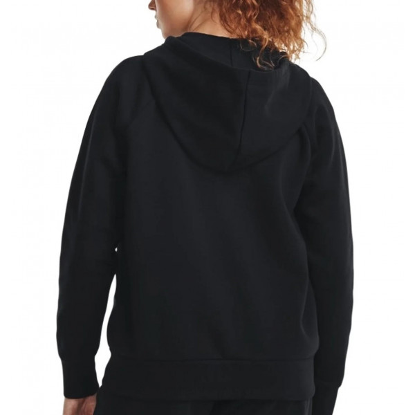 Кофта жіночі Under Armour Sweatshirt Ua Rival Fleece Fz Hoodie-Blk Black (1379497-001)