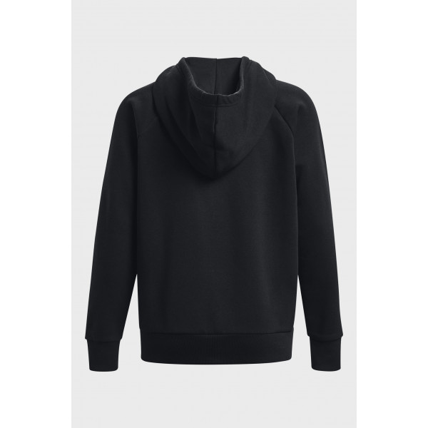 Кофта жіночі Under Armour Sweatshirt Ua Rival Fleece Fz Hoodie-Blk Black (1379497-001)