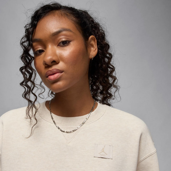 Кофта жіночі Jordan Flight Fleece Crew-Neck Sweatshirt (FV7053-104)
