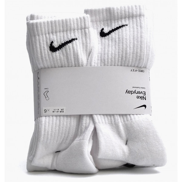 Шкарпетки Nike U Nk Everyday Cush Crew 6Pr-Bd (SX7666-100)