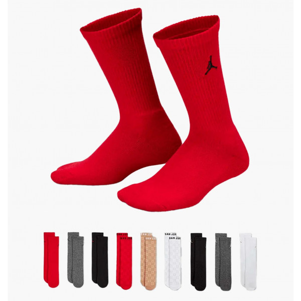 Шкарпетки Jordan Holiday Crew Gift Box (9 Pairs) (BJ0729-R78)
