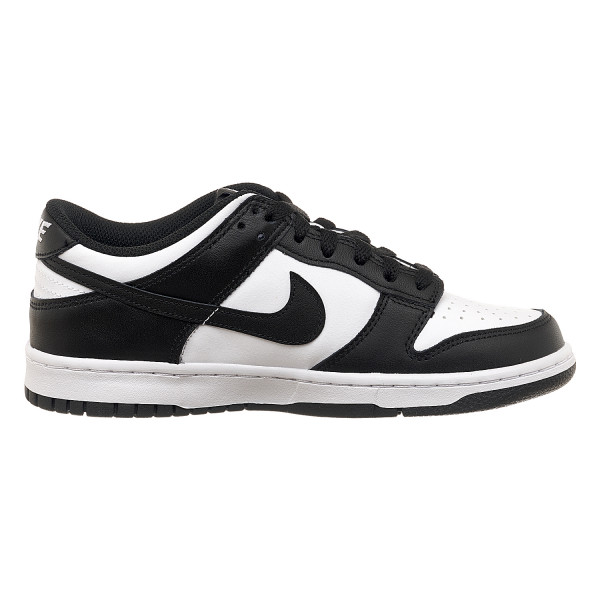 Кросівки жіночі Nike Dunk Low Retro White Black (Gs) (CW1590-100)