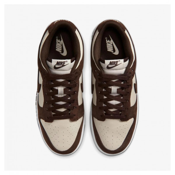 Кросівки жіночі Nike Dunk Low Orewood Mini Swoosh Brown/White (IO4244-102)