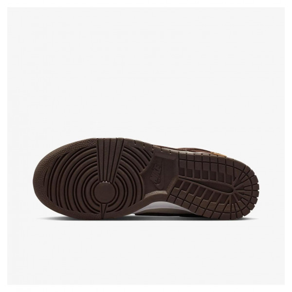 Кросівки жіночі Nike Dunk Low Orewood Mini Swoosh Brown/White (IO4244-102)