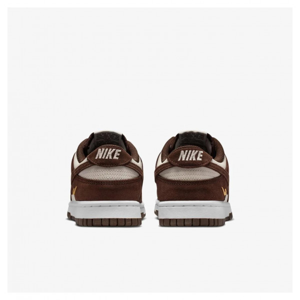 Кросівки жіночі Nike Dunk Low Orewood Mini Swoosh Brown/White (IO4244-102)