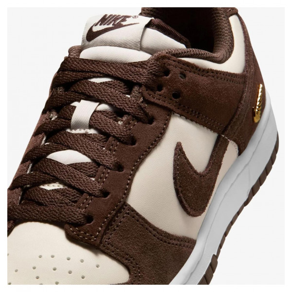Кросівки жіночі Nike Dunk Low Orewood Mini Swoosh Brown/White (IO4244-102)