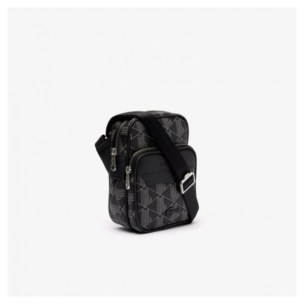 Сумка через плече Lacoste Monogram Grey (NH4409LX-H45)