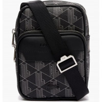 Сумка через плече Lacoste Monogram Grey (NH4409LX-H45)