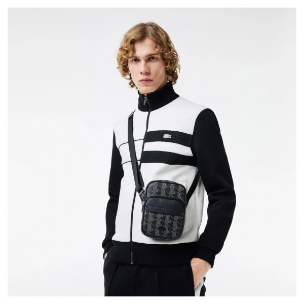 Сумка через плече Lacoste Monogram Grey (NH4409LX-H45)