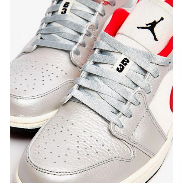 Кросівки JORDAN 1 LOW PRM SILVER