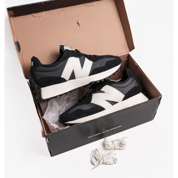 Кросівки чоловічі New Balance Figs X 327 Black/Grey U327FB 
