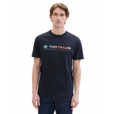 Футболка Men's T-shirt 1041855ХХ10668 Tom Tailor L Темно-синій