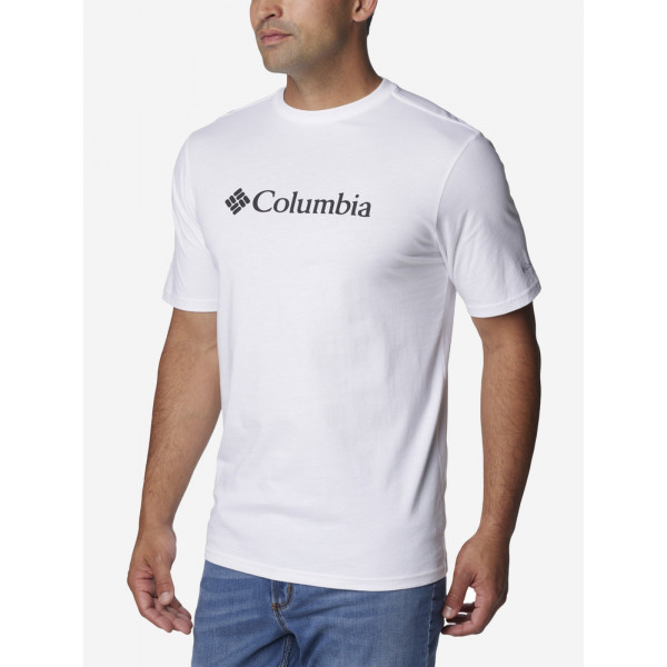 Футболка чоловіча CSC Basic Logo™ Short Sleeve 1680051CLB-100 Columbia  Білий